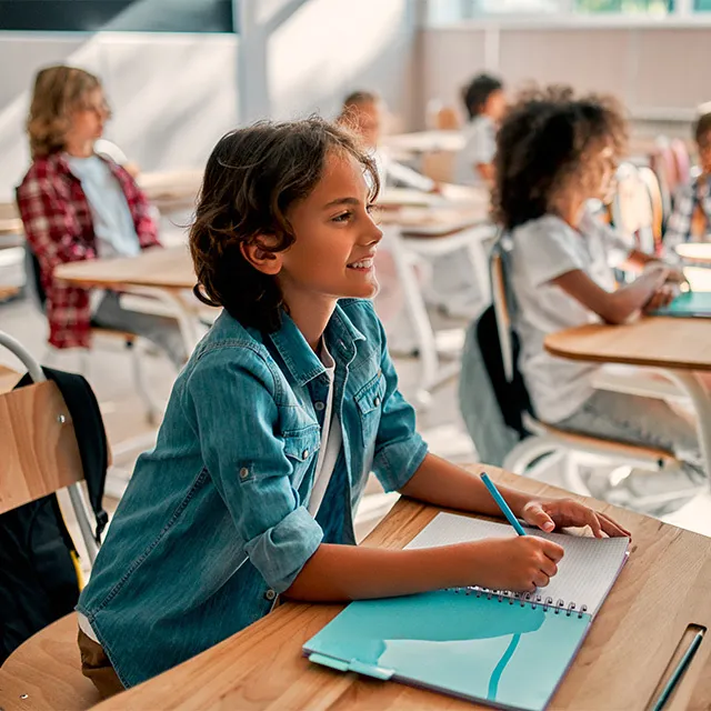 kids in classroom